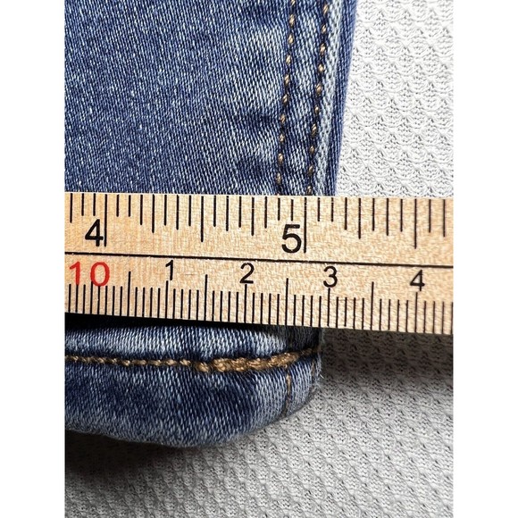 Old Navy Jegging Women Sz 12 Elastic Waist Inseam is 28 Blue Denim - Picture 15 of 16